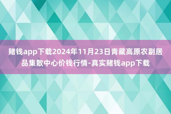 赌钱app下载2024年11月23日青藏高原农副居品集散中心价钱行情-真实赌钱app下载