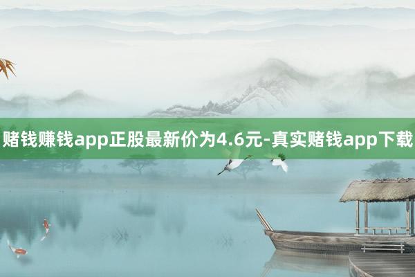赌钱赚钱app正股最新价为4.6元-真实赌钱app下载