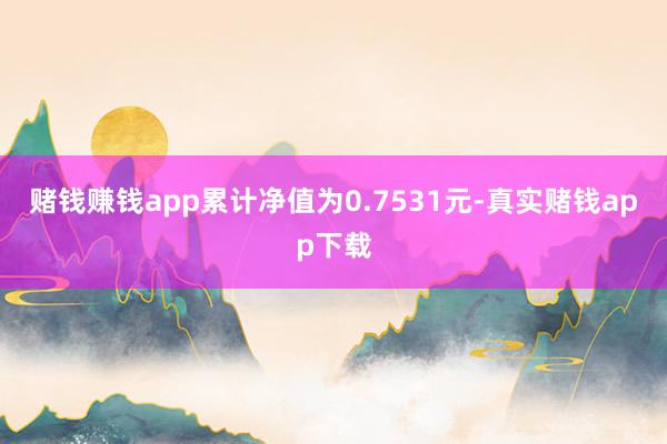 赌钱赚钱app累计净值为0.7531元-真实赌钱app下载