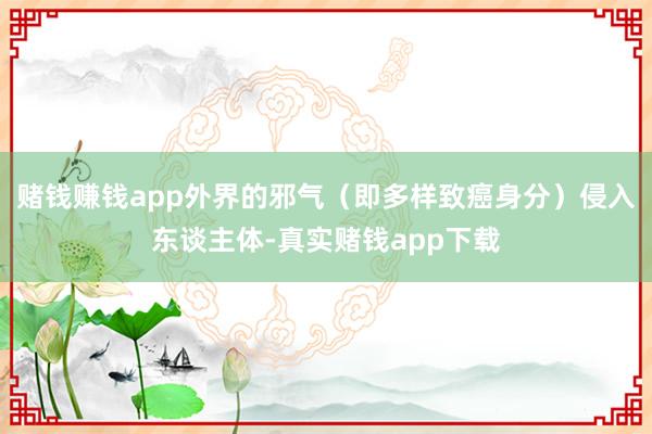 赌钱赚钱app外界的邪气（即多样致癌身分）侵入东谈主体-真实赌钱app下载