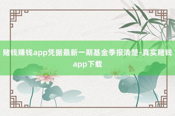 赌钱赚钱app凭据最新一期基金季报清楚-真实赌钱app下载