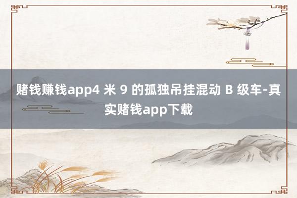 赌钱赚钱app4 米 9 的孤独吊挂混动 B 级车-真实赌钱app下载