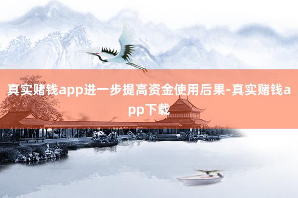 真实赌钱app进一步提高资金使用后果-真实赌钱app下载
